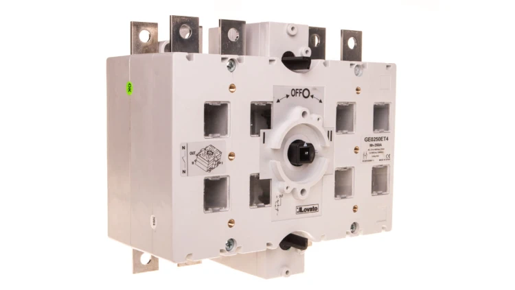 Rozłącznik izolacyjny I-0-II 4P 250A GE0250ET4