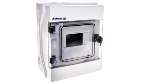 Rozdzielnica hermetyczna modułowa (500V AC ,1000V DC) 1x6 natynkowa IP65 RH-6 36.6
