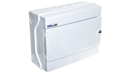 Rozdzielnica hermetyczna modułowa (500V AC ,1000V DC) 1x12 natynkowa IP65 RH-12/ZB (z zamkiem) 36.14