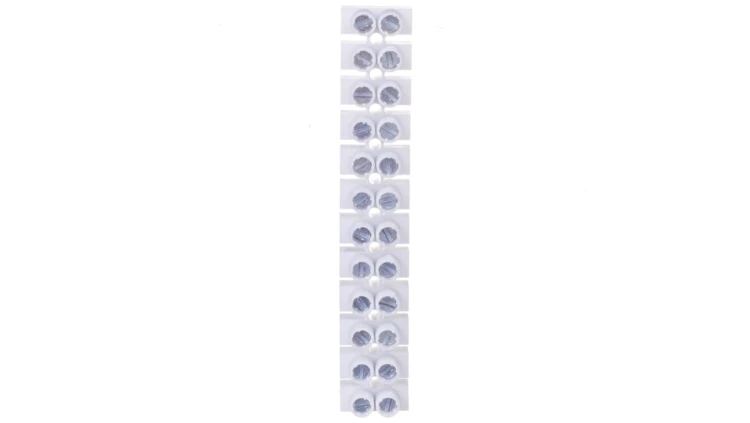 Listwa zaciskowa 12-torowa 2,5 mm2 biała LTA 12- 2.5b 22210216