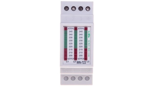 Lampka modułowa 3-fazowa biały 230-400V AC WN-723