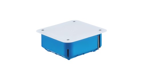 Puszka regips 115x115x45mm niebieska P110 32042203