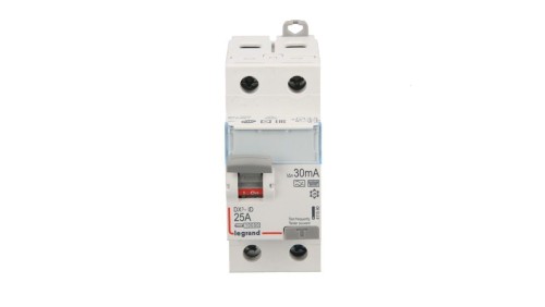 Wyłącznik różnicowoprądowy 2P 25A 0,03A typ F (HPI) SERII DX3 411590