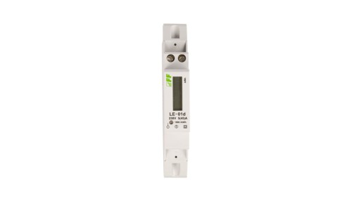 Licznik energii elektrycznej zgodność z MID 1-fazowy 5/45A 230V z wyświetlaczem LCD LE-01D
