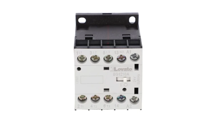 Stycznik mocy 3P 12A 5,7kW przy 400VAC AC3, cewka 24VAC 50/60Hz,1Z 0R 11BG1210A024