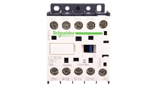 Stycznik mocy 6A 3P 110V AC 0Z 1R LC1K0601F7