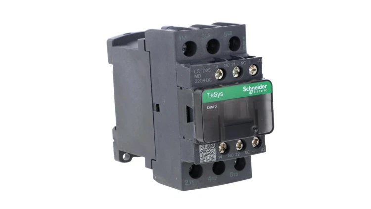 TeSys Deca Stycznik mocy 25A 3P 220V DC 1Z 1R LC1D25MD