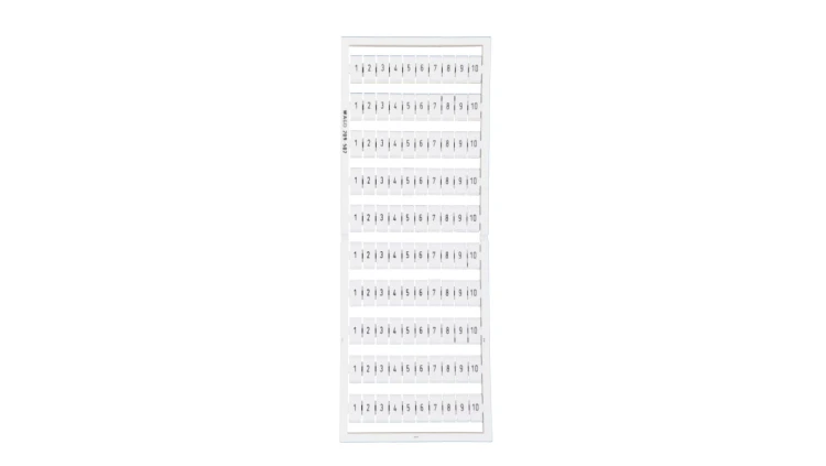 Ramka z oznacznikami 10x 1-10 209-502 /5szt./