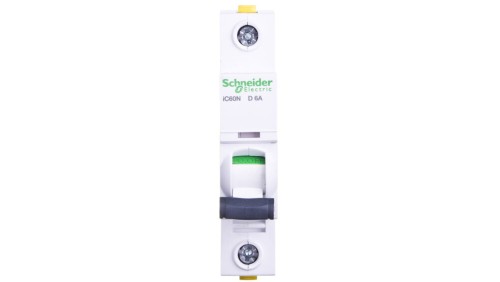 Wyłącznik nadprądowy 1P D 6A 6kA AC iC60N-D6 Acti9 A9F05106