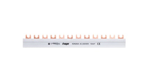 Szyna łączeniowa 2P 63A 10mm2 widełkowa 1+N (12 mod.) KDN263A