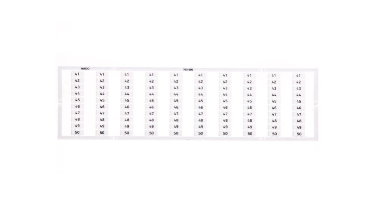 Oznaczniki WMB 10x 41-50 793-606 /5szt./