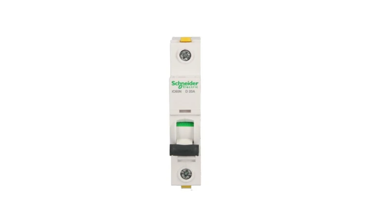 Wyłącznik nadprądowy 1P D 20A 6kA AC iC60N-D20 Acti9 A9F05120