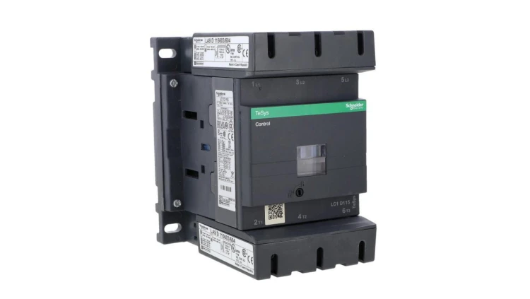 TeSys Deca Stycznik mocy 115A 3P 24V DC 1Z 1R LC1D115BD